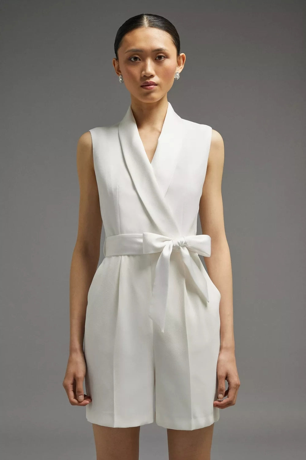 Tehran White Playsuit – styched.ae