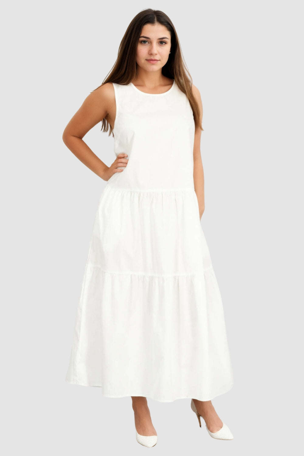 Tyumen White Dress