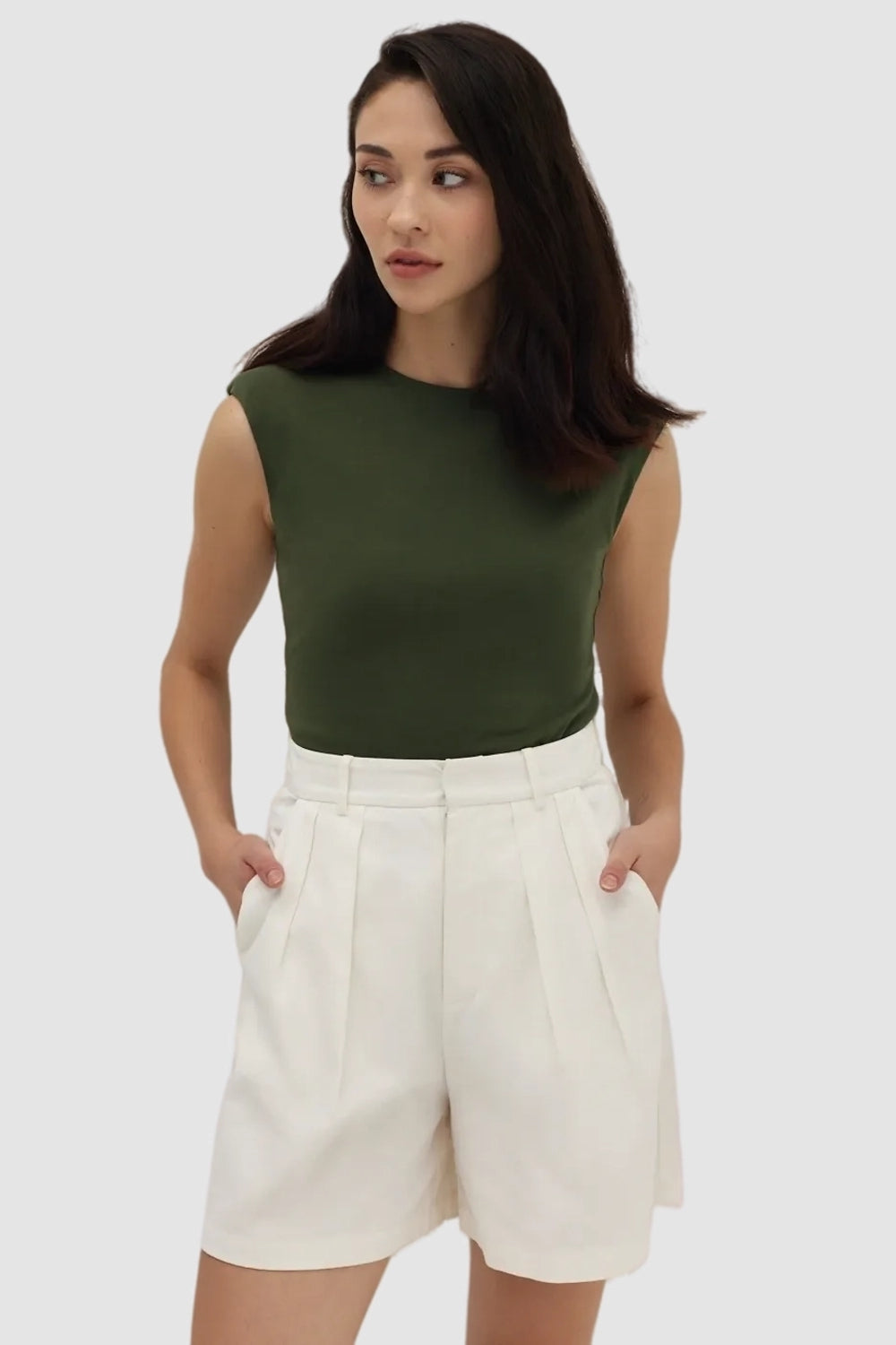 Thicket Olive Top