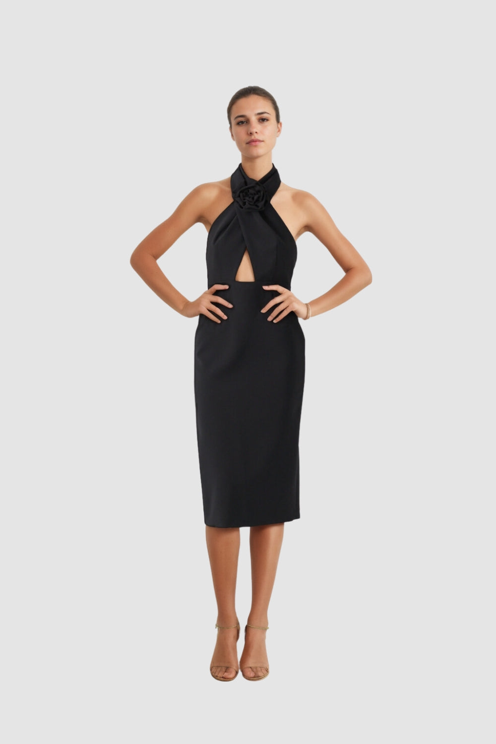 Naju Black Dress