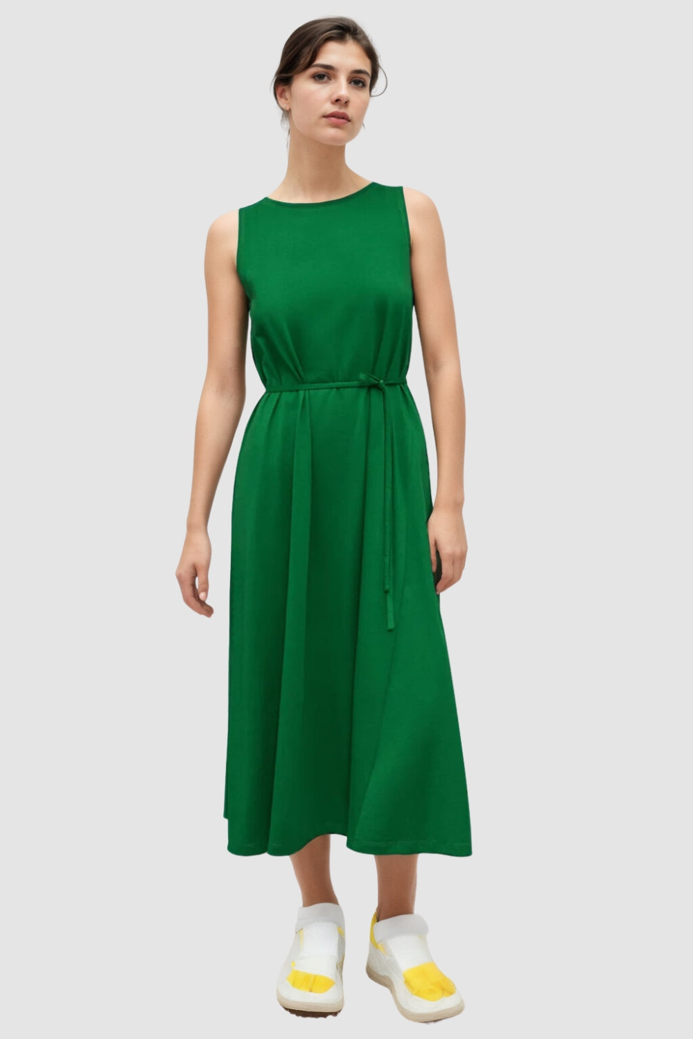 Gilded Glamour Green Dress