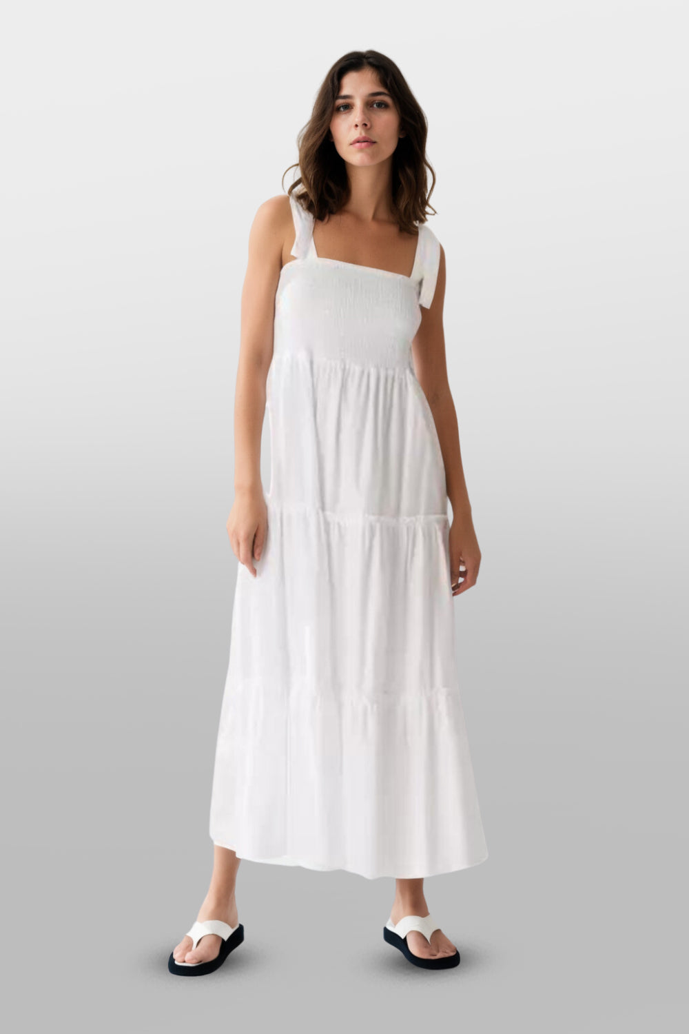 Blank Moment White Dress