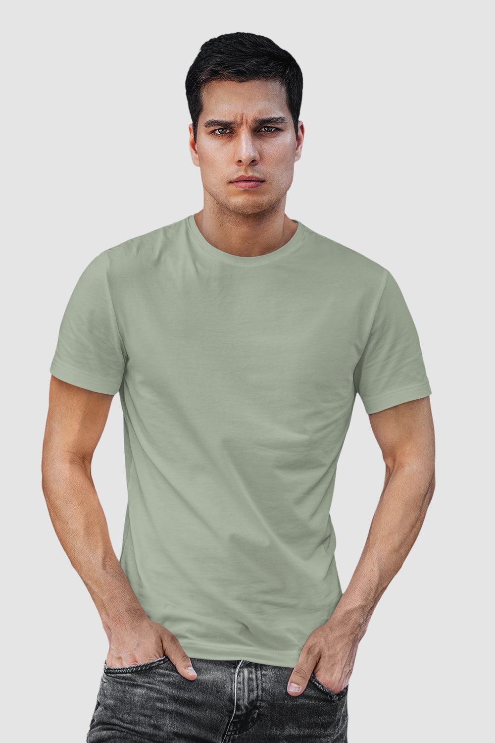 Solid Pastel Green Tshirt