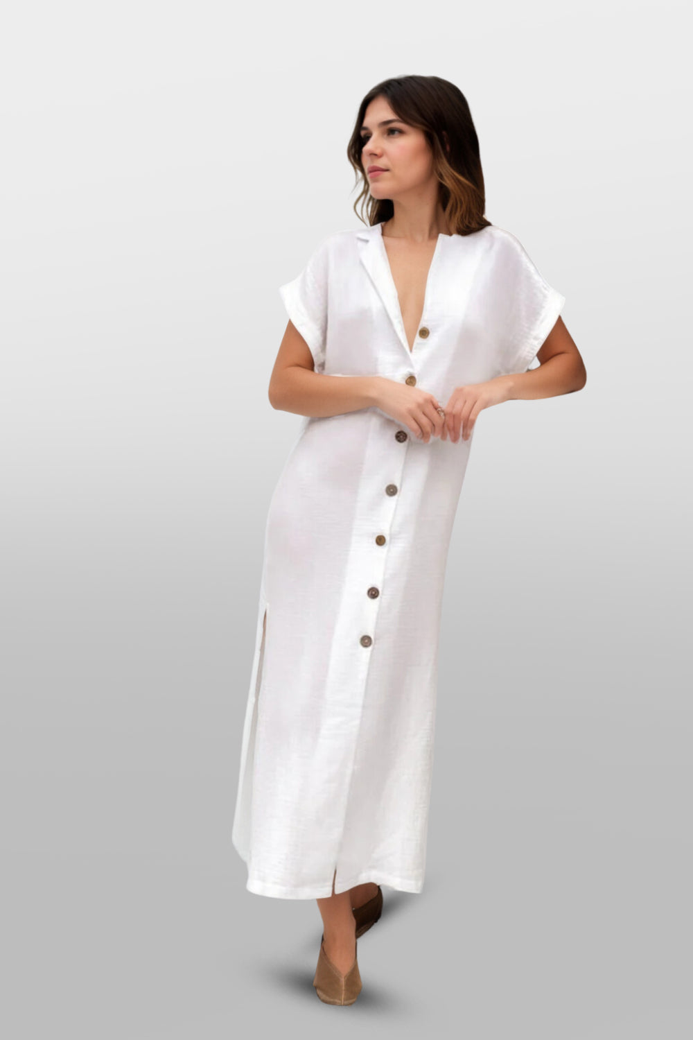 Stalker White Maxi Dress